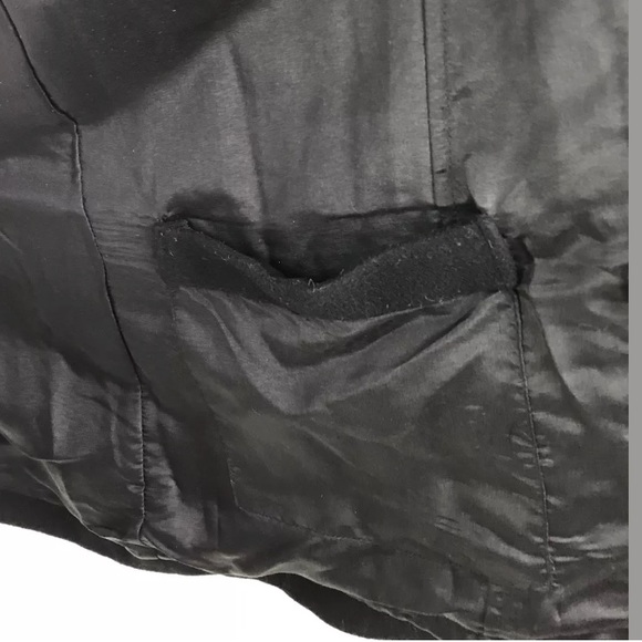 Black Hooded Pea Coat Women’s Small - Picture 7 of 8